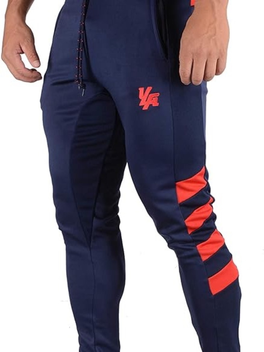 YoungLA Navy Red Track Jogger Pants Men’s Medium Athletic Streetwear